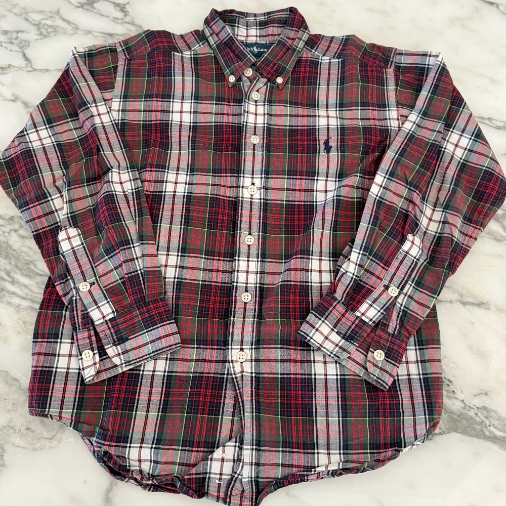 Polo Ralph Lauren Cotton Boys Long sleeve shirt, Sz 8/10